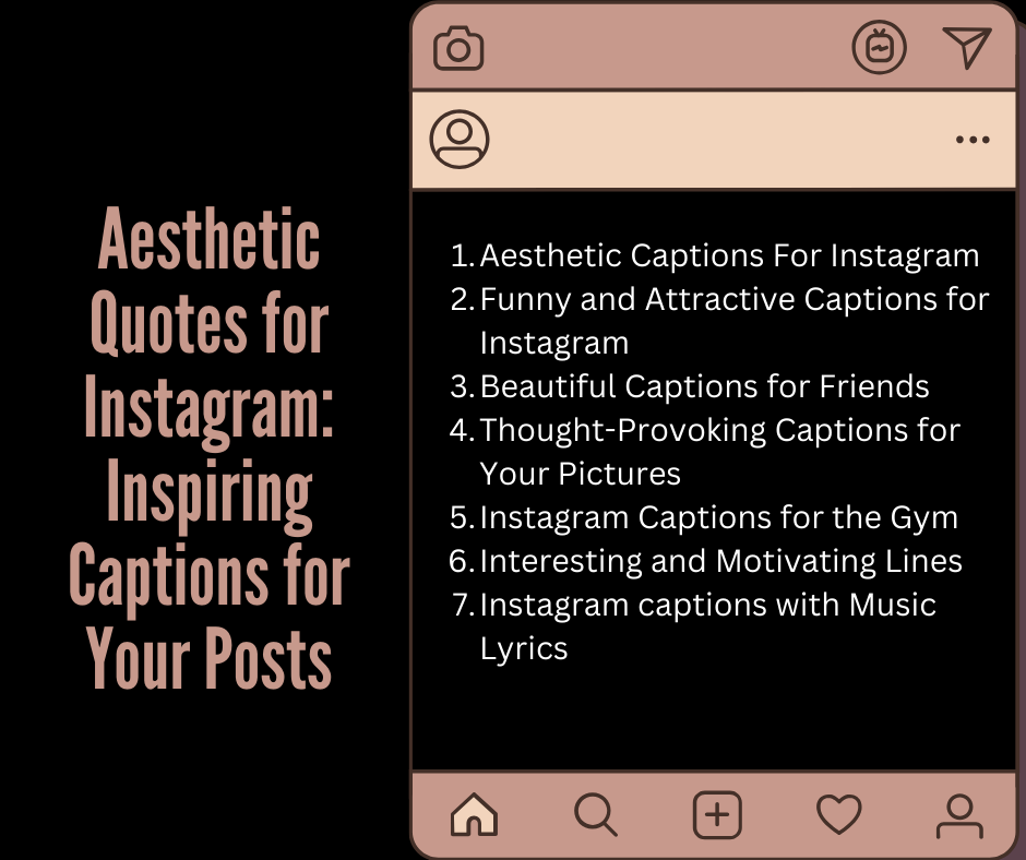 Aesthetic Quotes for Instagram Inspiring Captions for Your Posts