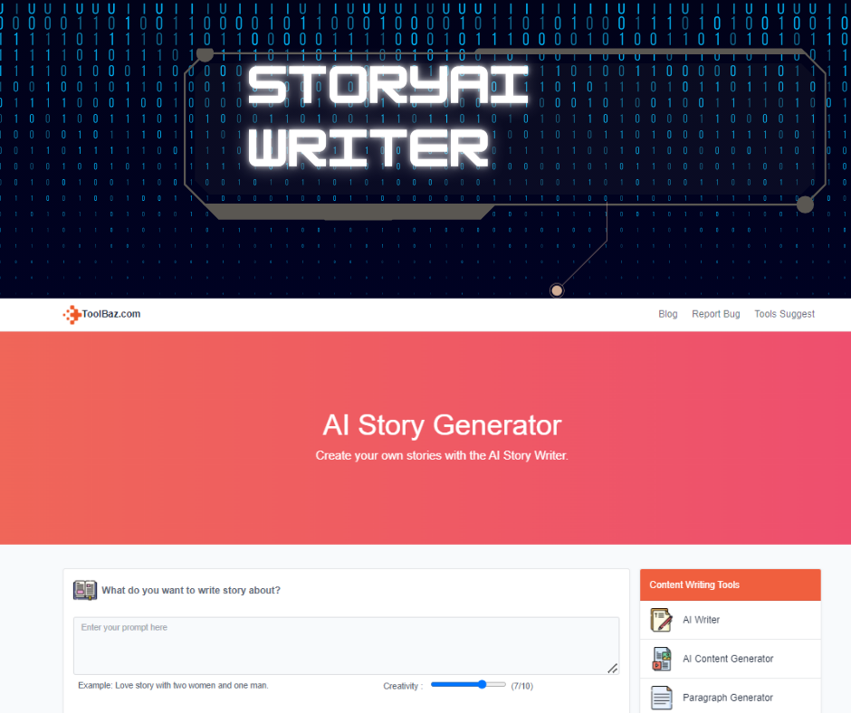 StoryAI Writer