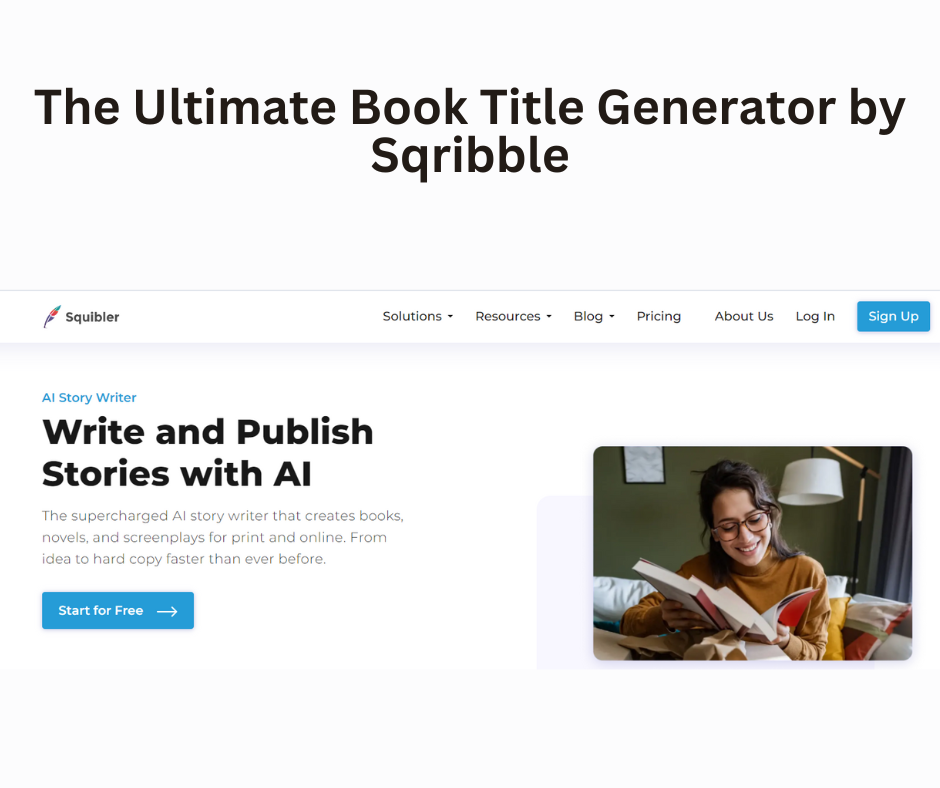 The Ultimate Book Title Generator by Sqribble